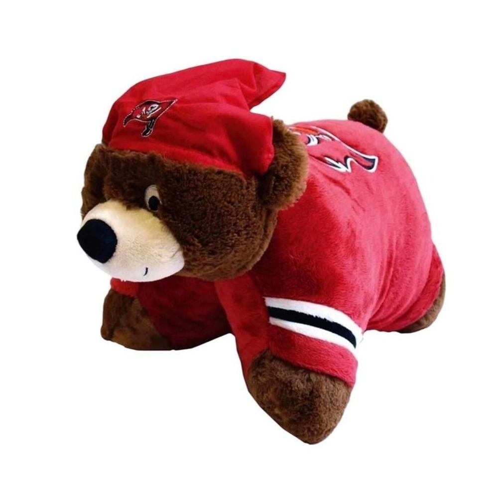 Pillow Pets Tampa Bay Buccaneers Bear Plush Toy Red NFL Football
